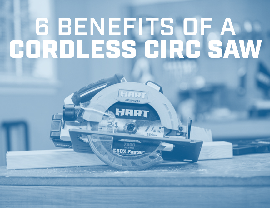 6 Benefits of a Cordless Circular Saw