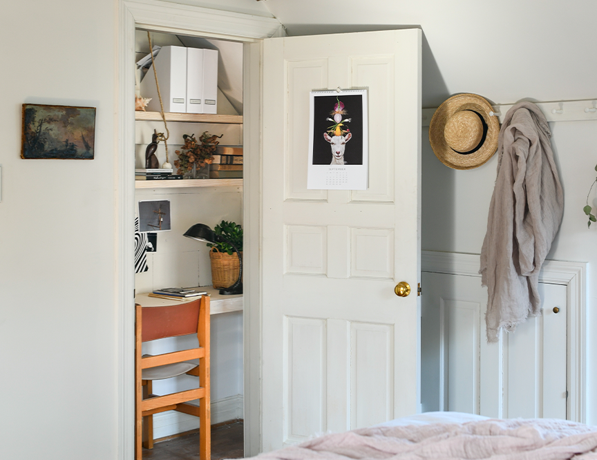 Closet Turned Office: A New Space For Back To School