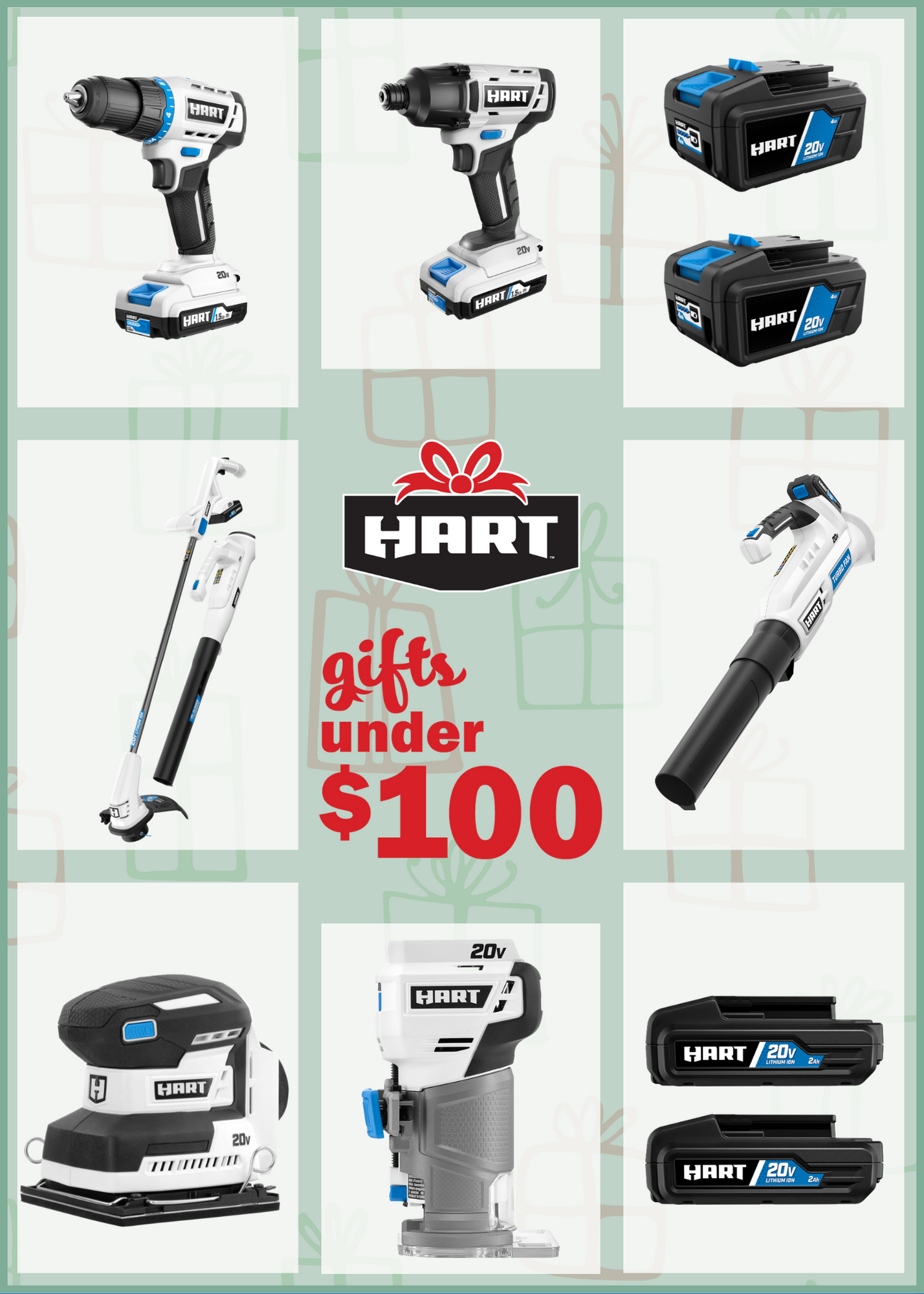 HART Tools Guide to Find the Best Cordless Power Tool Gifts under $100
