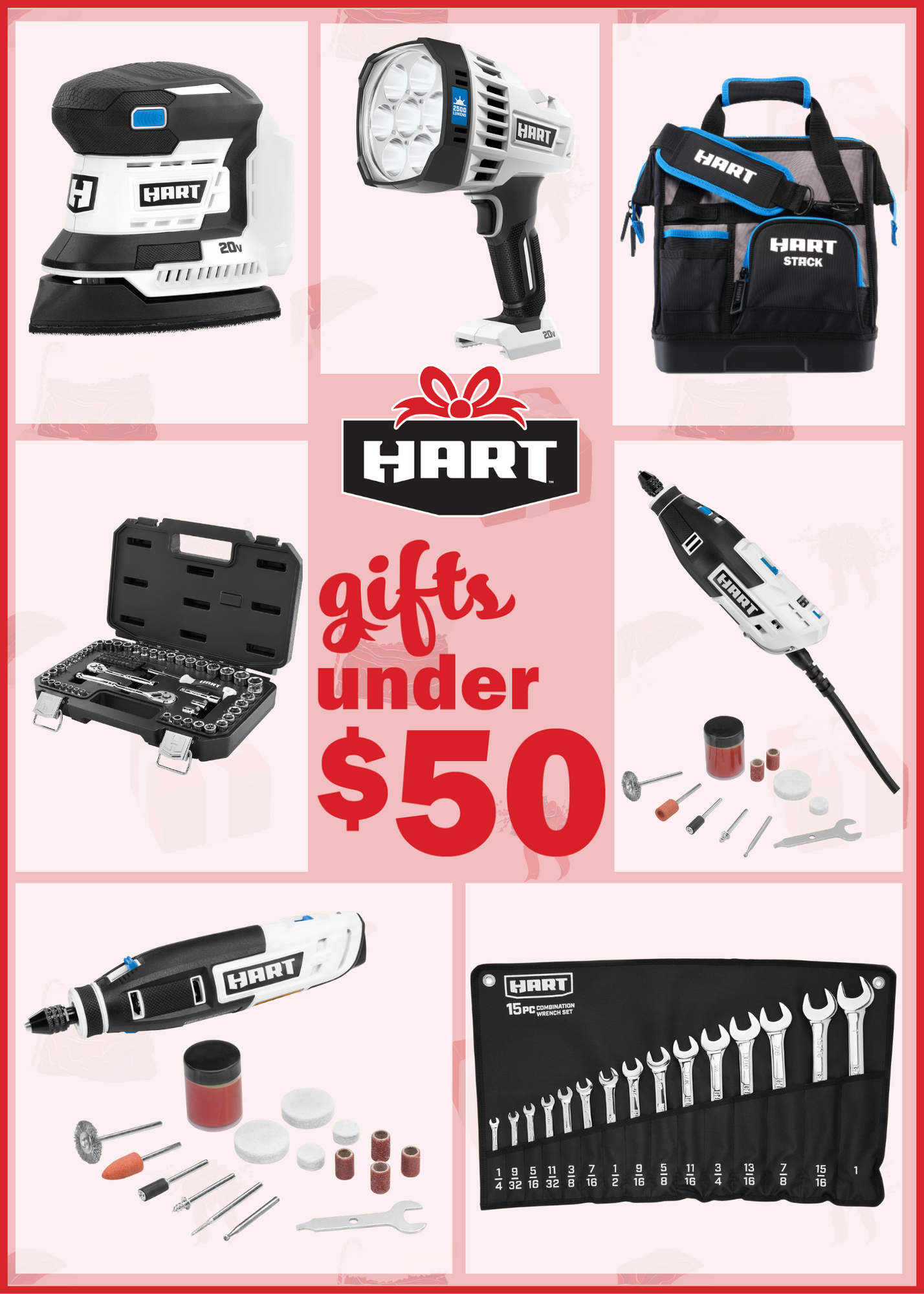 HART Tools Guide to Find the Best Cordless Power Tool and Hand Tool Gifts under $50