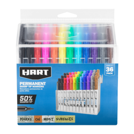 48 PK Sharp Tip Assorted Color Markers