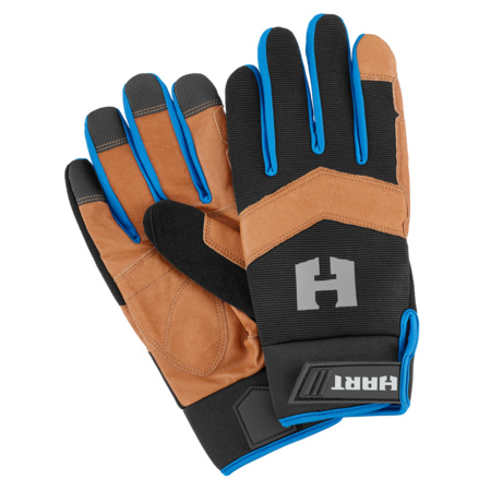 Leather Palm Gloves - L