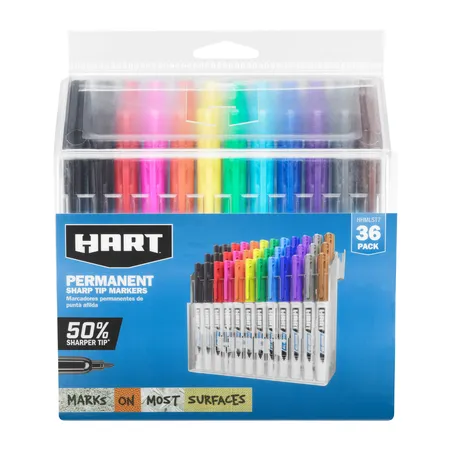 144 PK Sharp Tip Assorted Color Markers 