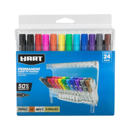 96 PK Sharp Tip Assorted Color Markers