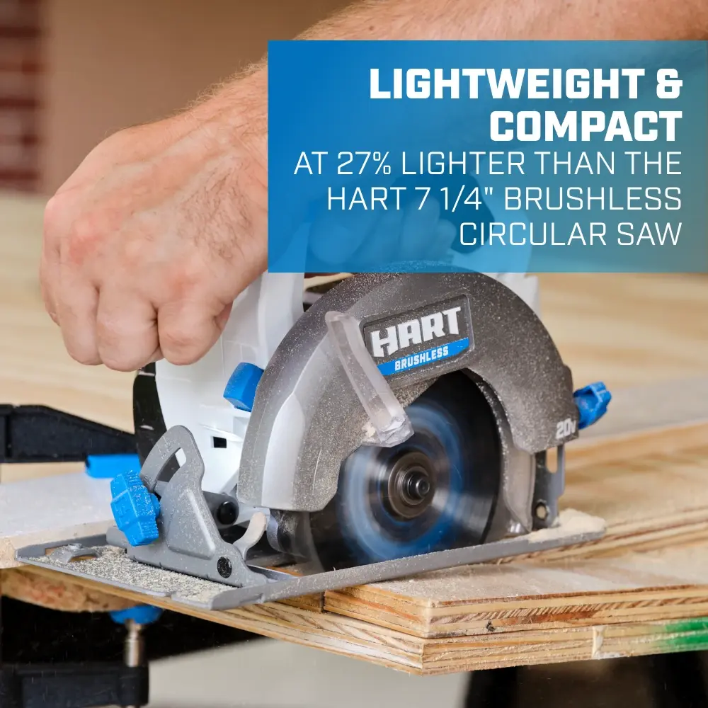 20V 5-1/2" Compact Brushless Circular Saw (Battery & Charger Not Included)