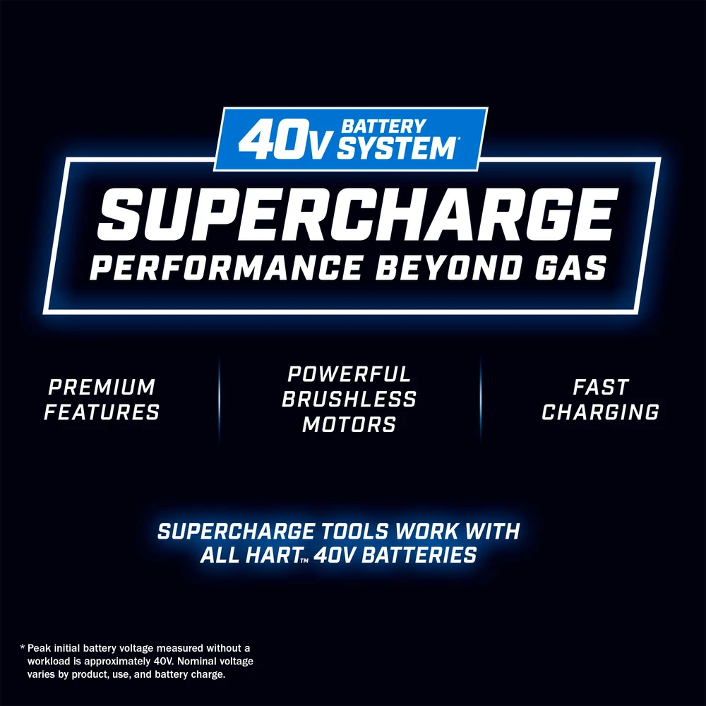 40V Supercharge Brushless 650 CFM Blower Kit