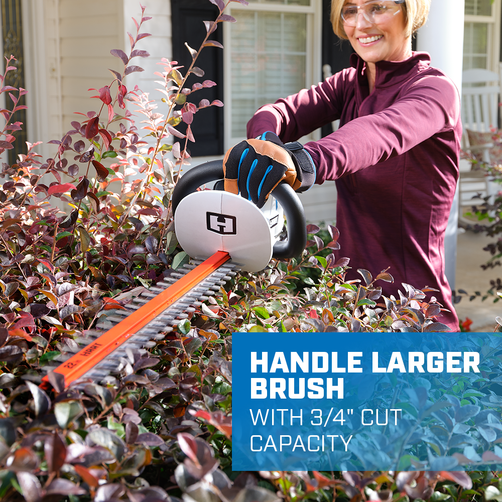Handle Larger Brush with 3/4" Cut Capacity