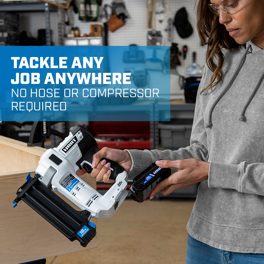 Tackle any job anywhere no hose or compressor required