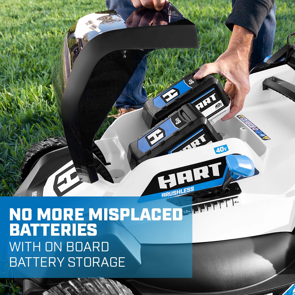no more misplaced batteries with on board battery storage