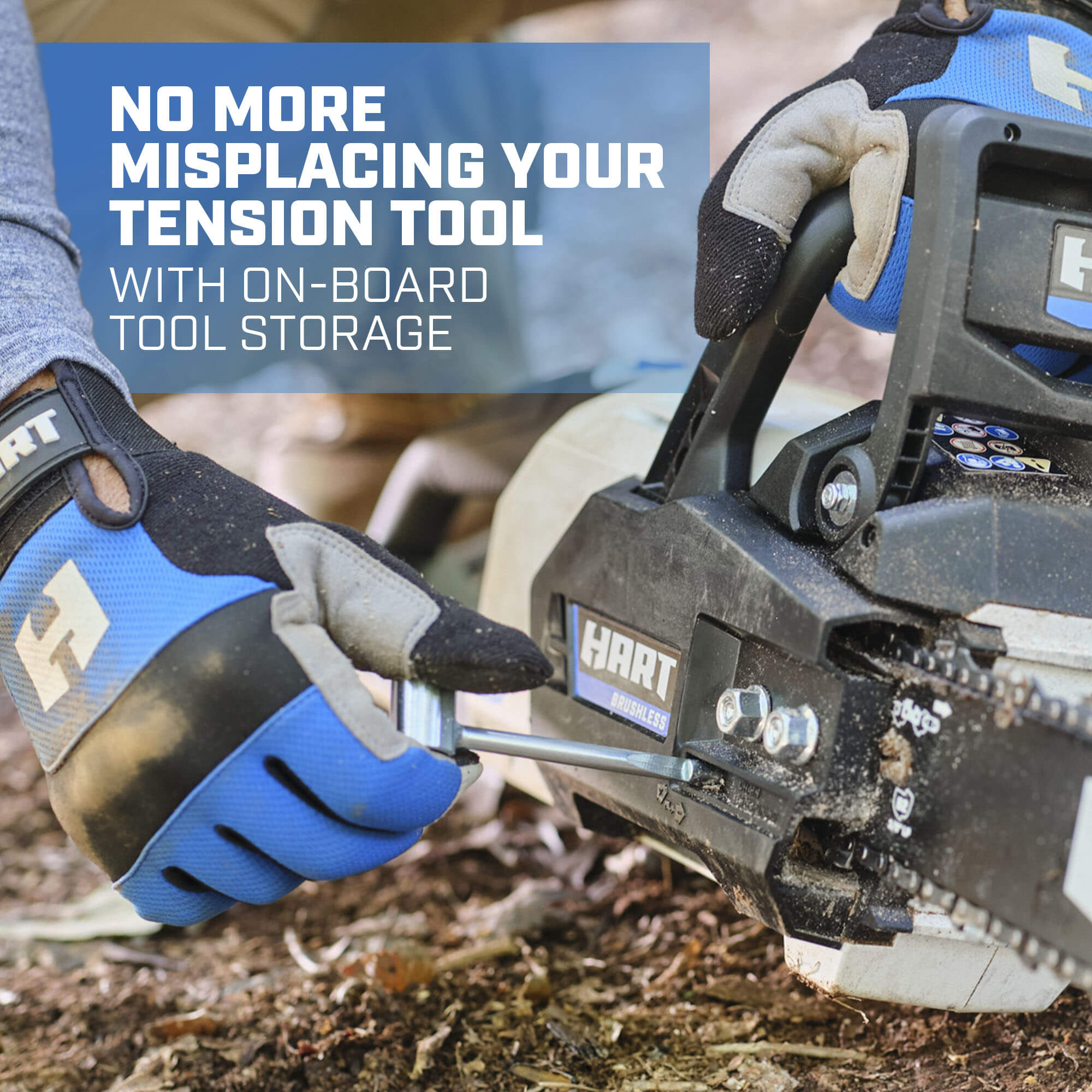 no more misplacing your tension tool with onboard tool storage