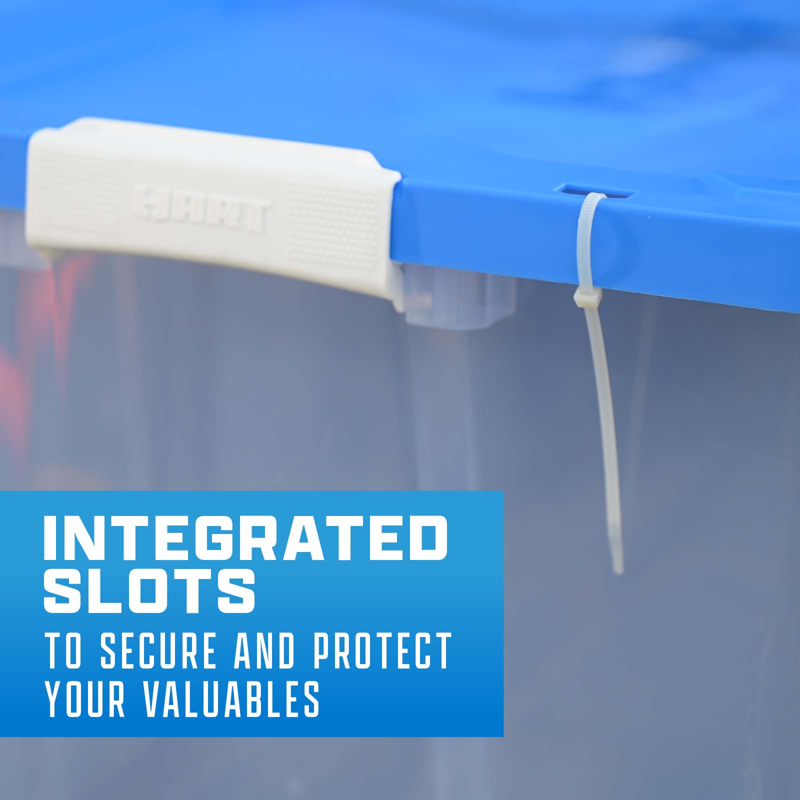 Integrated slots to secure and protect your valuable