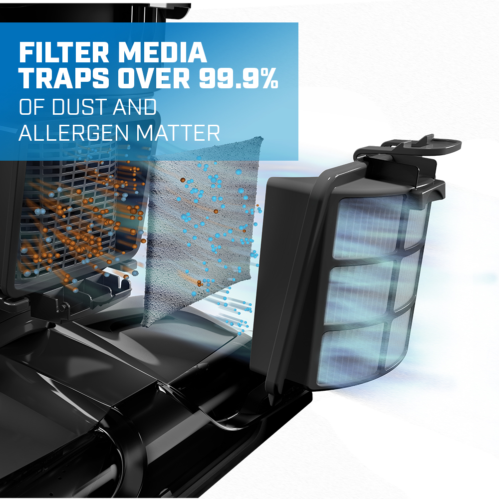 Filter Media Traps over 99.9%