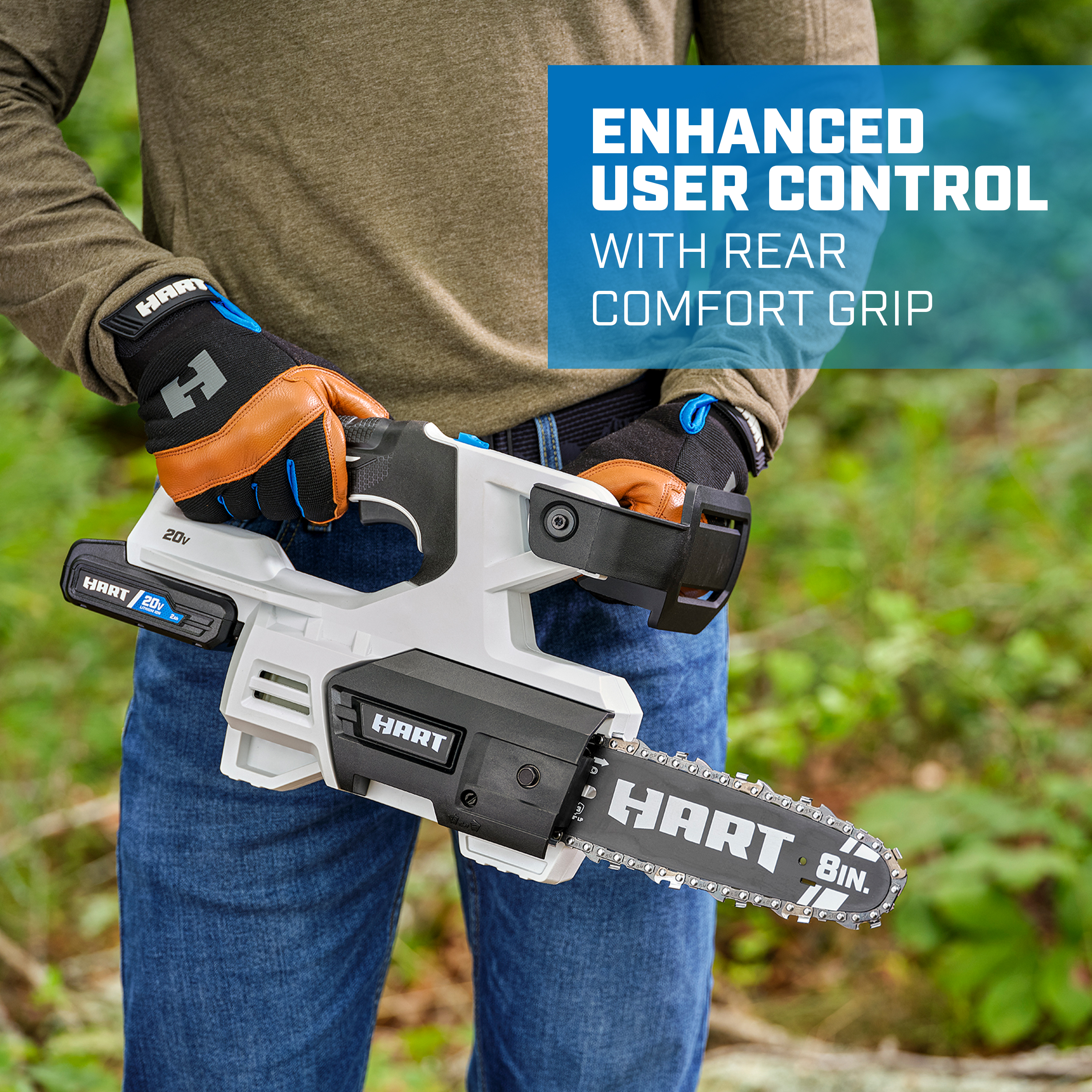 Enhanced User Control with Rear Comfort Grip