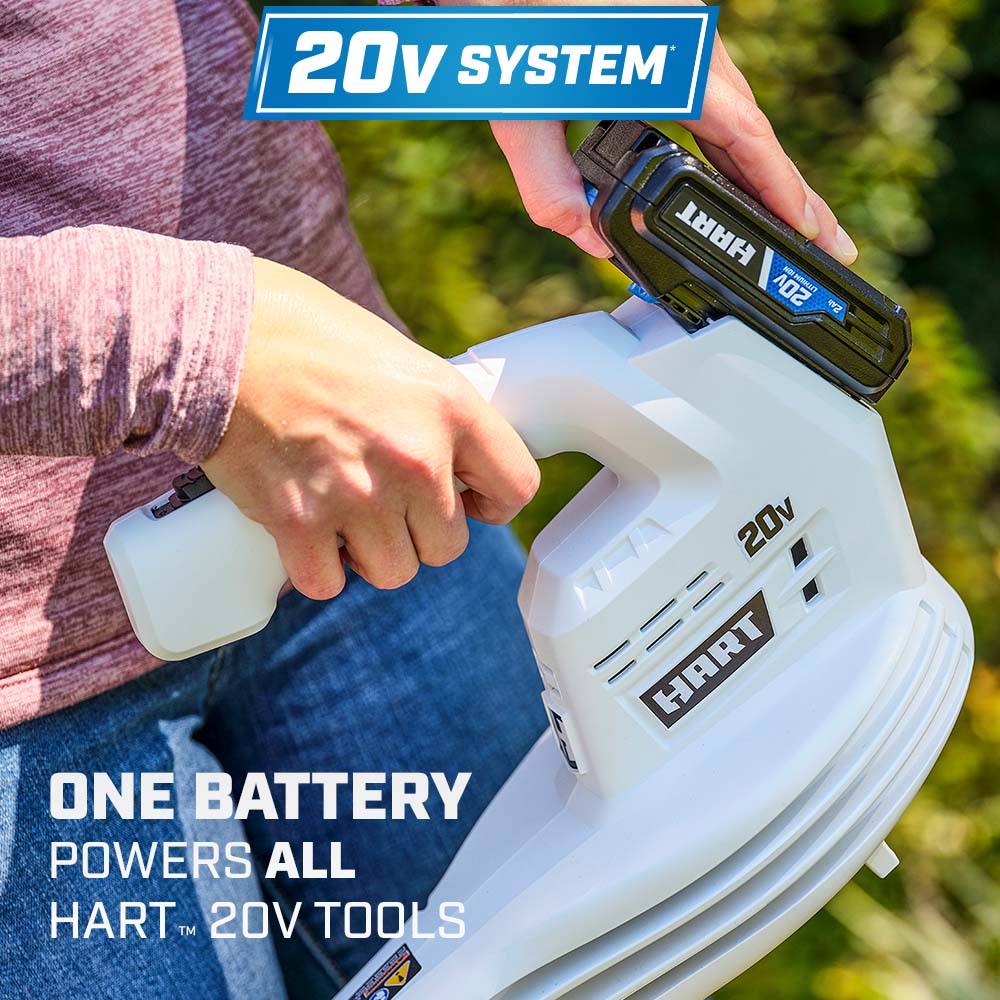One battery powers all HART 20V tools
