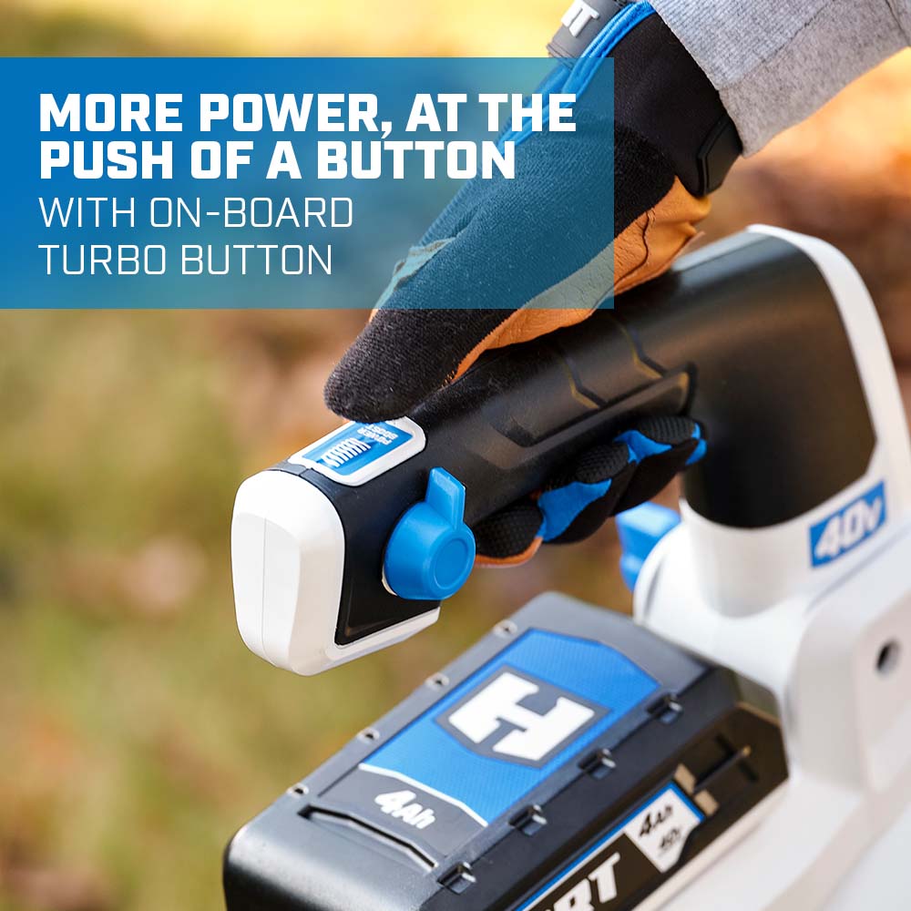 more power, at the push of a button with on board turbo button
