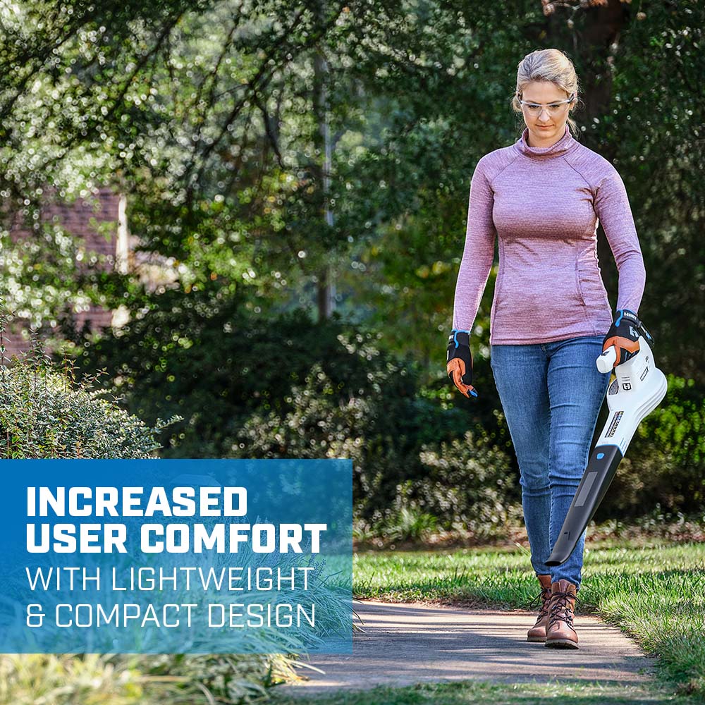 Increased user comfort with lightweight and compact design