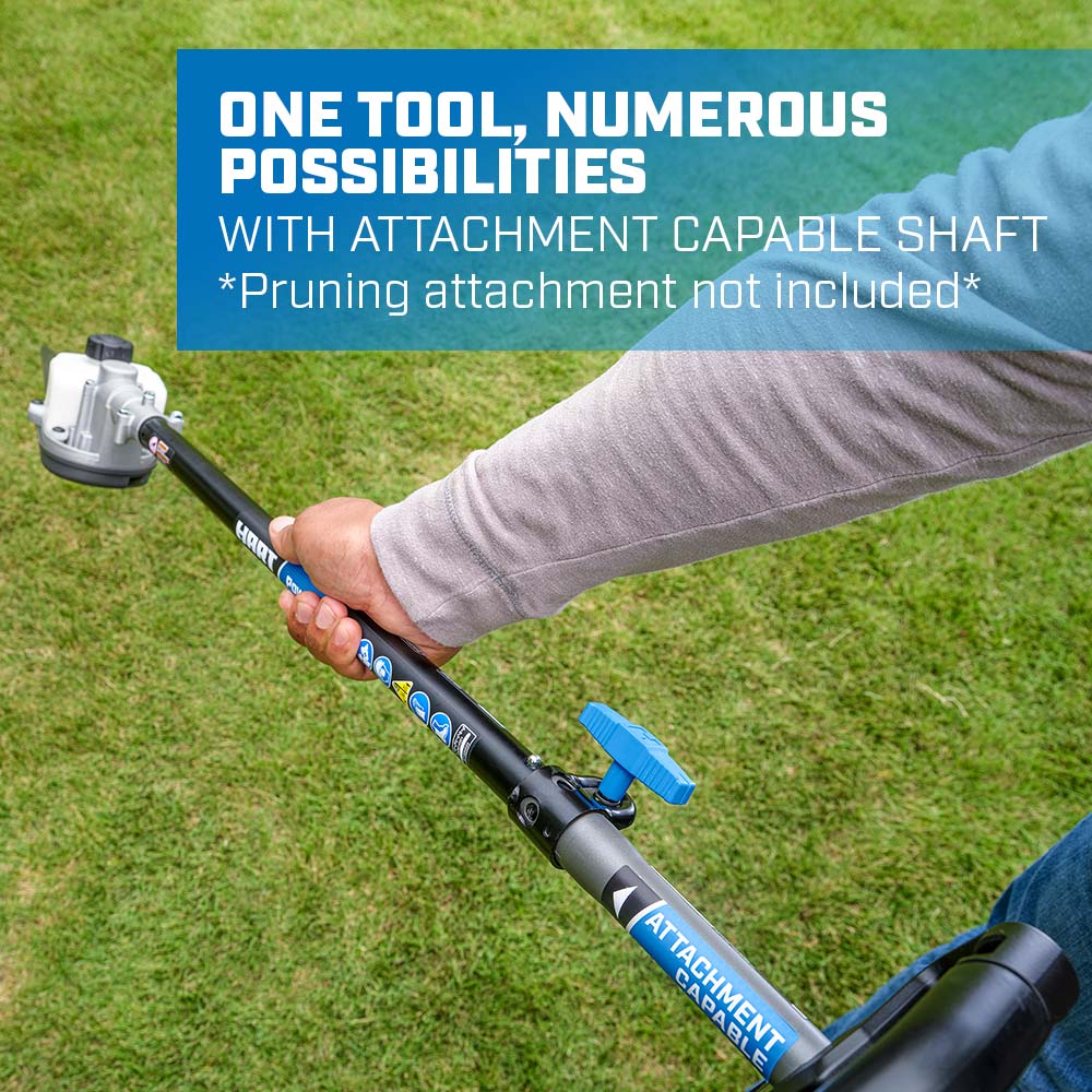 One Tool, Numerous Possibilities with Attachment Capable Shaft