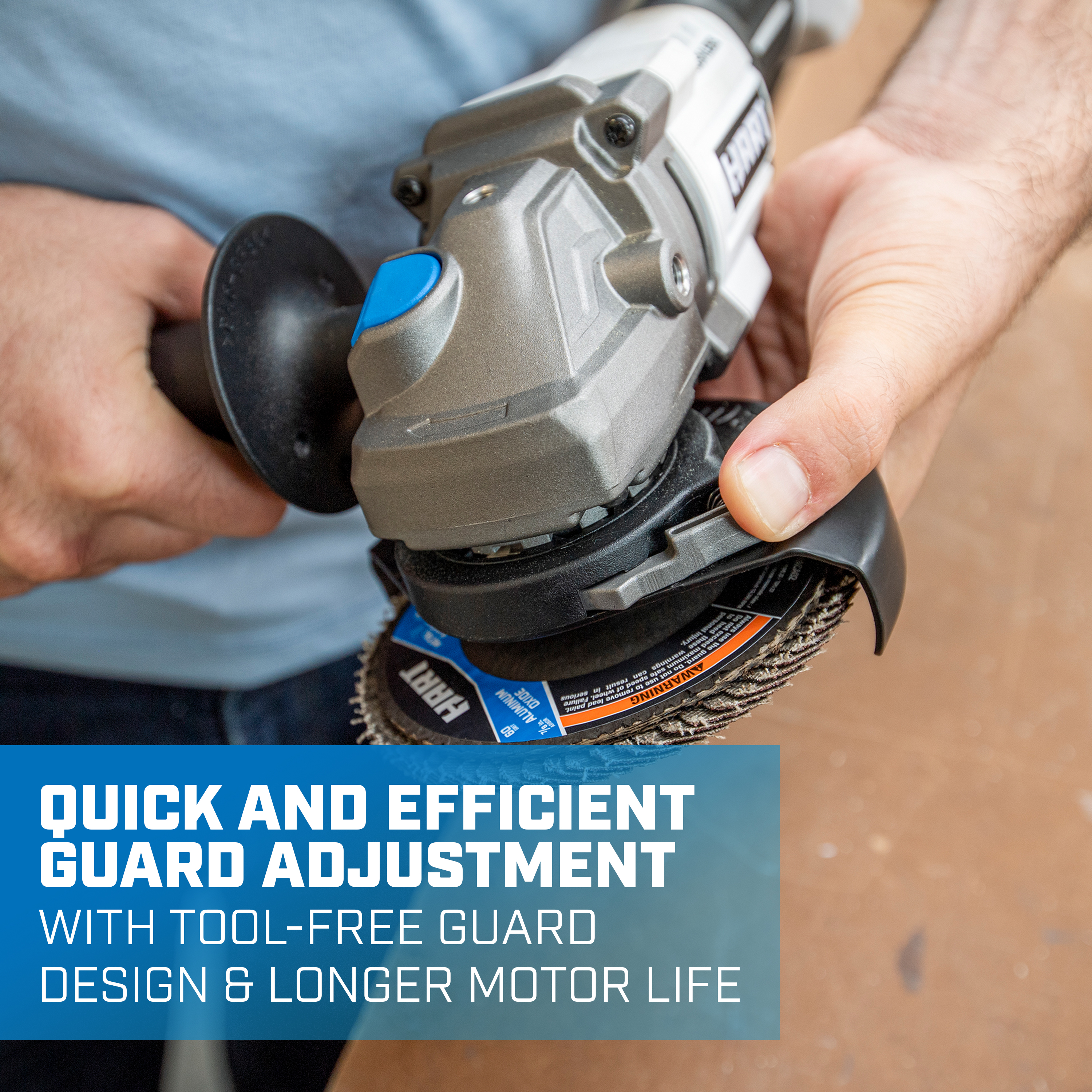 quick and efficient guard adjustment 