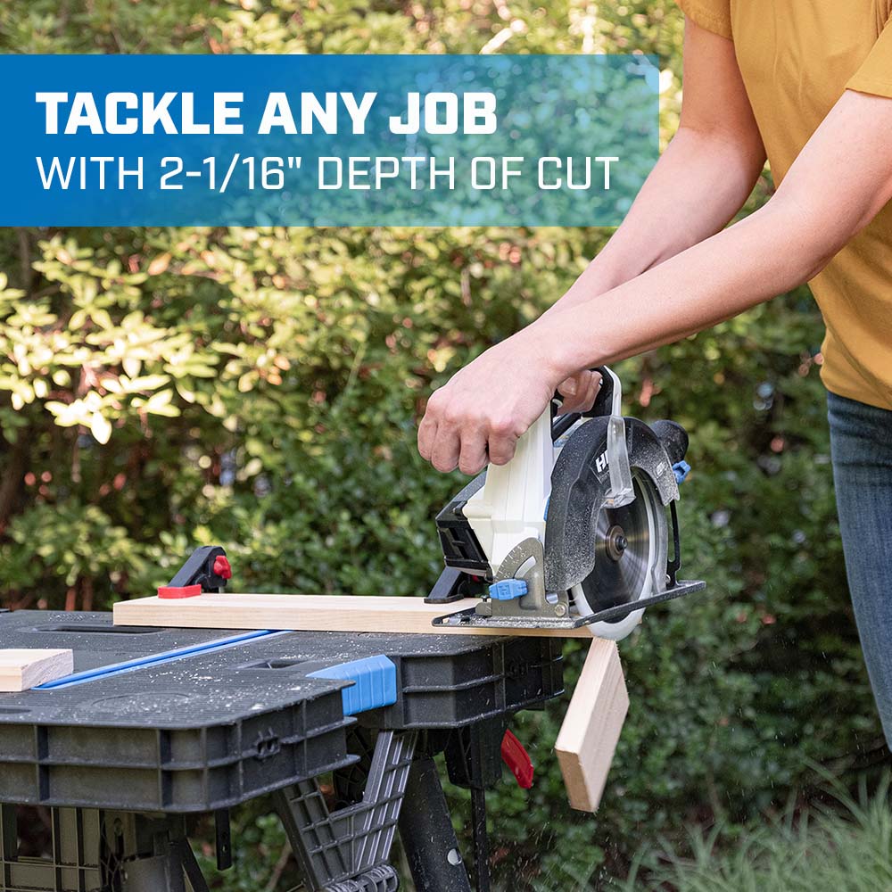 Tackle any Job with a 2-1/16" Cutting Depth
