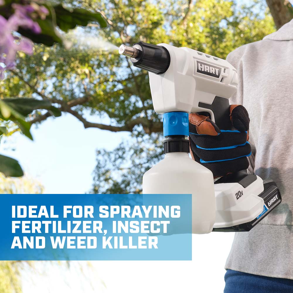 Ideal for spraying fertilizer and insect & weed killer