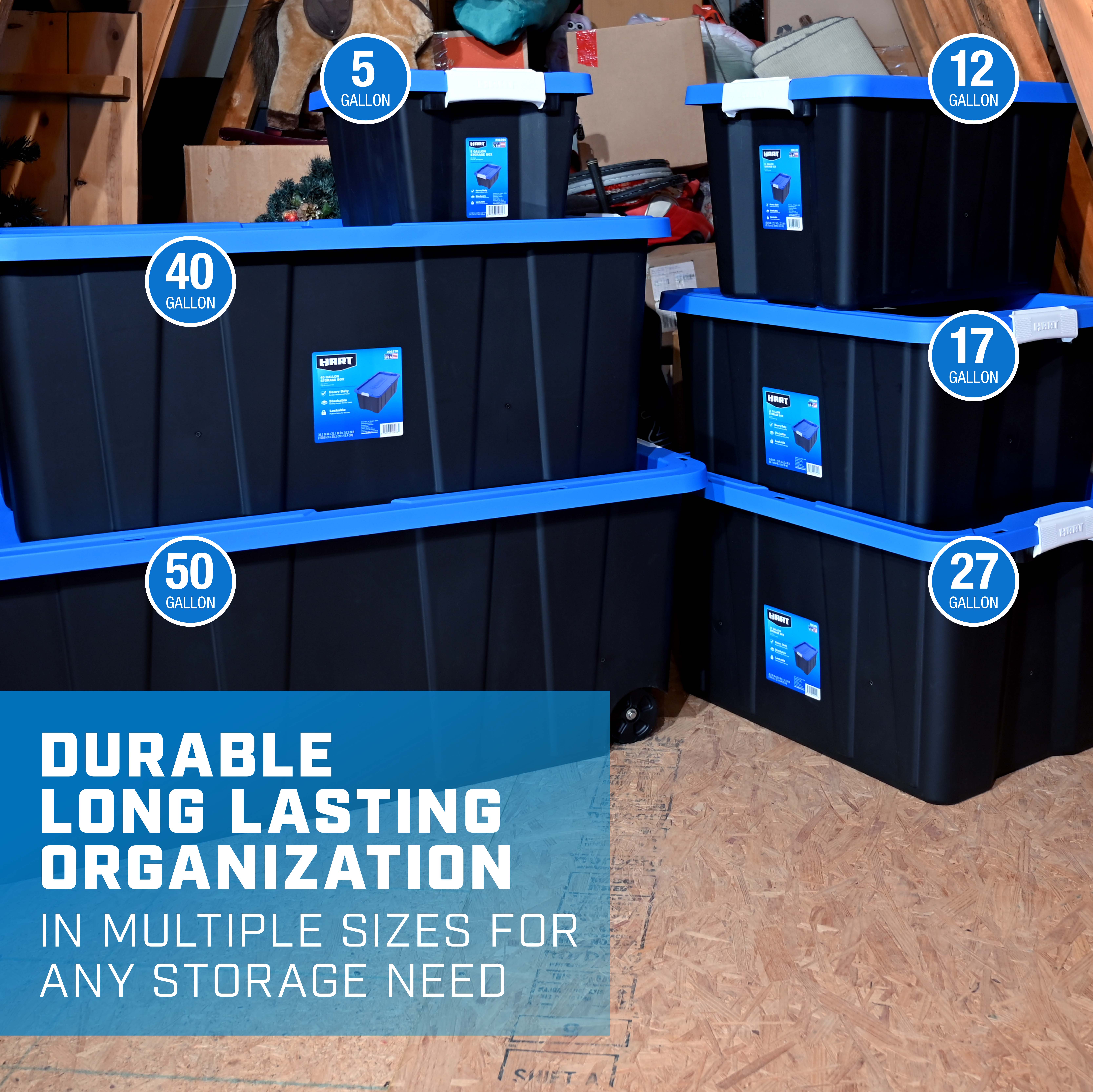 durable long lasting organization in multiple sizes for any storage need