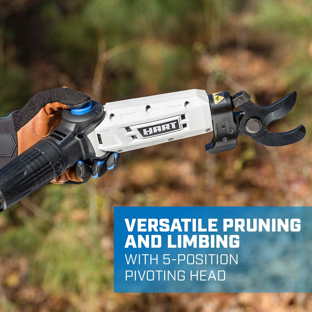 Versatile Pruning and Limbing with 5-Position Pivoting Head
