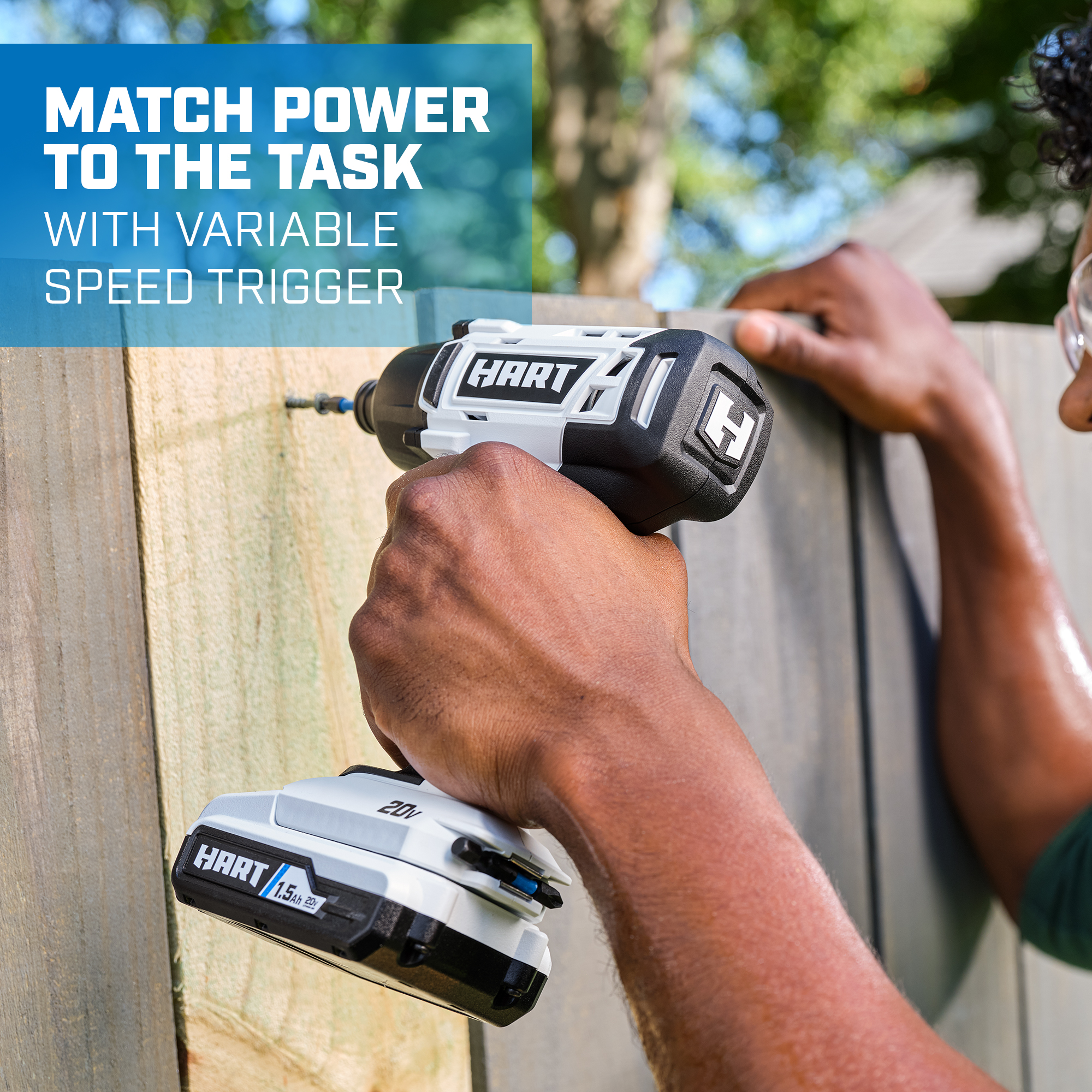 Match power to the task with variable speed trigger
