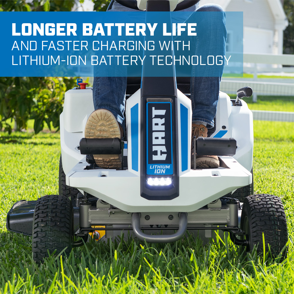 longer battery life and faster charging with lithium ion battery technology 