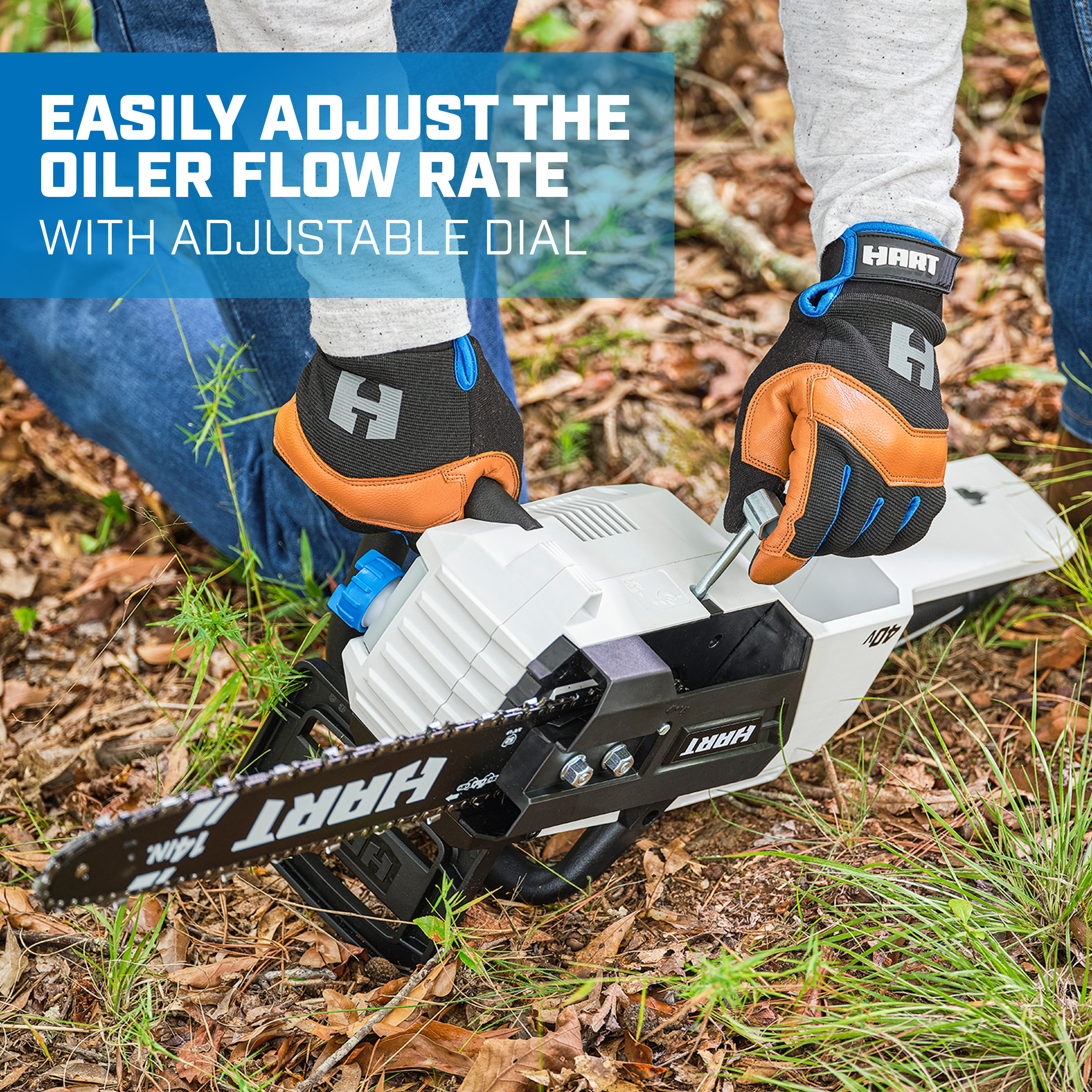 easily adjust the oiler flow rate with adjustable dial