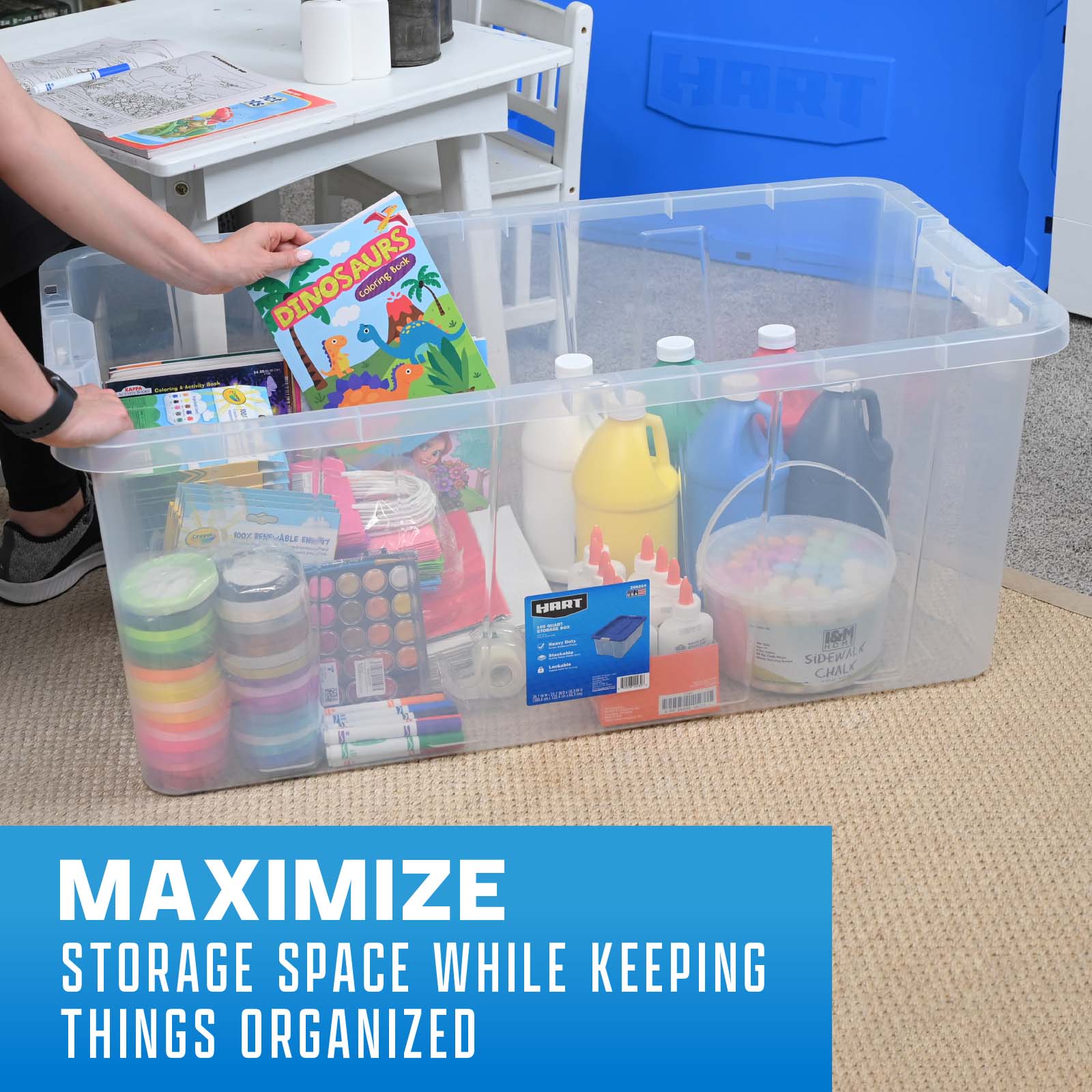 Maximize storage space while keeping things organized