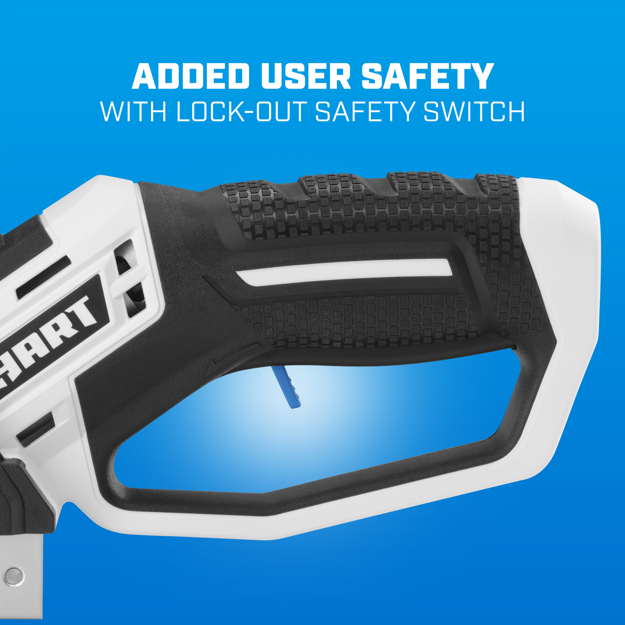 added user safety with lock-out safety switch