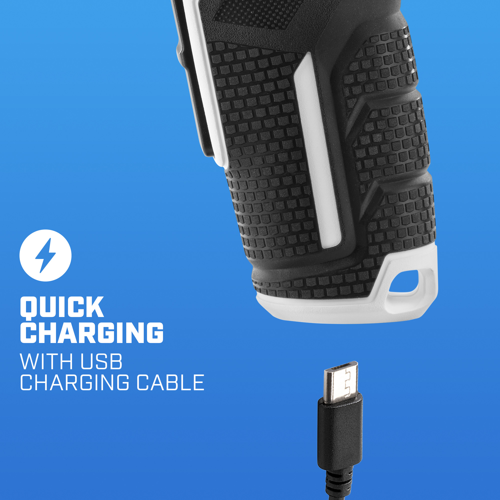 quick charging with USB charging cable