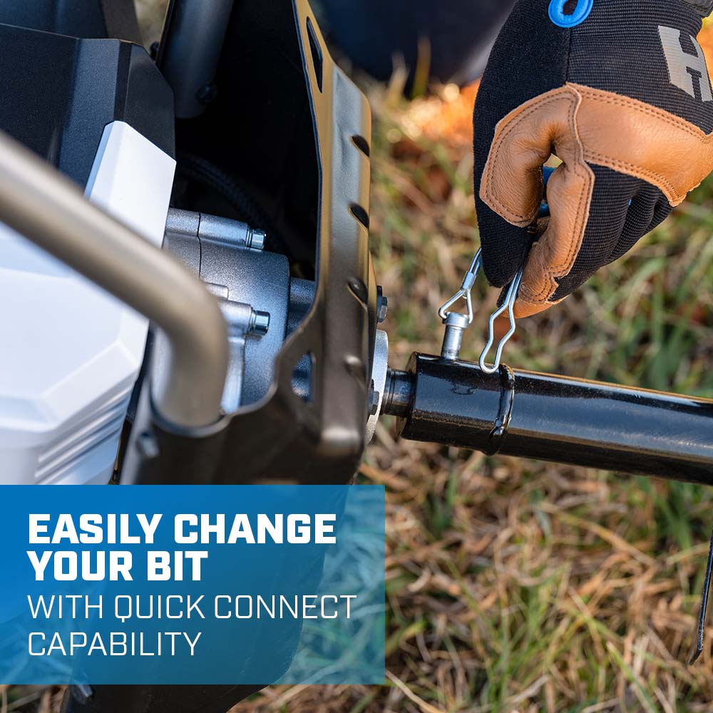 easily change your bit with quick connect capability 