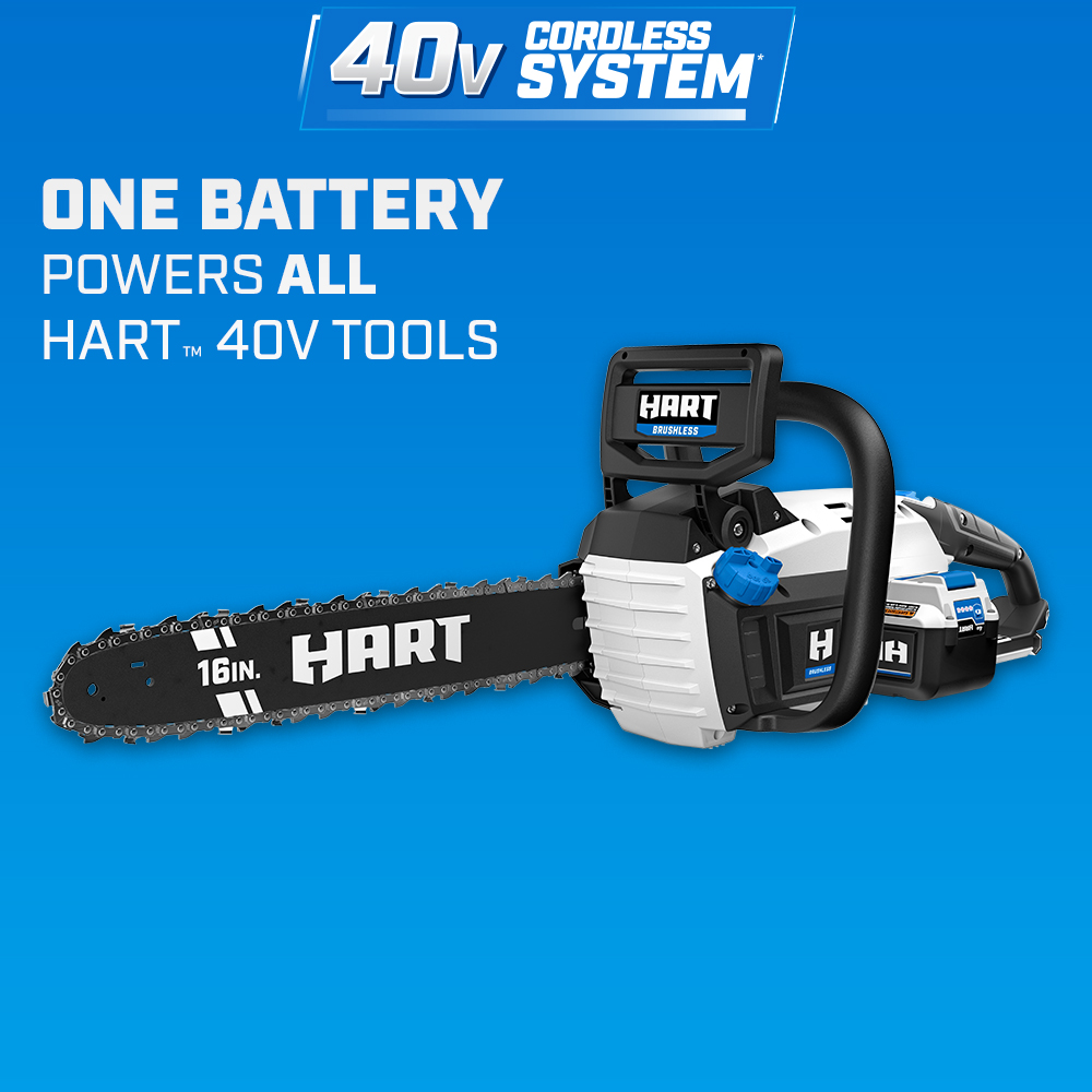 One Battery Powers All HART 40V Tools
