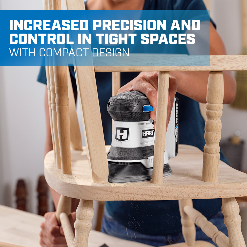 increased precision and control in tight spaces with compact design