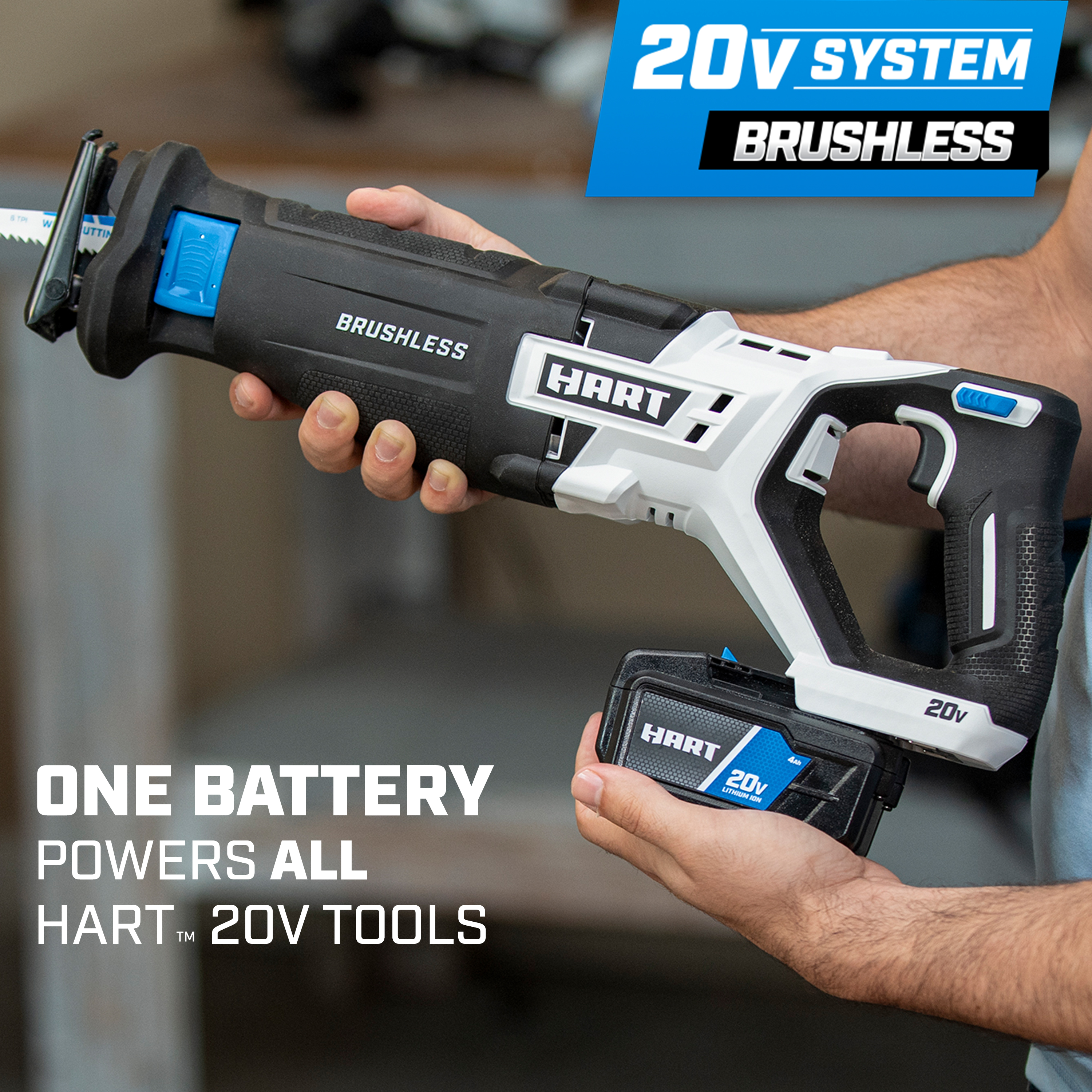 one battery powers all 20v tools
