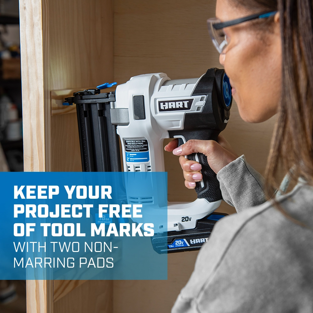 Keep your project free of tool marks with two non-marring pads