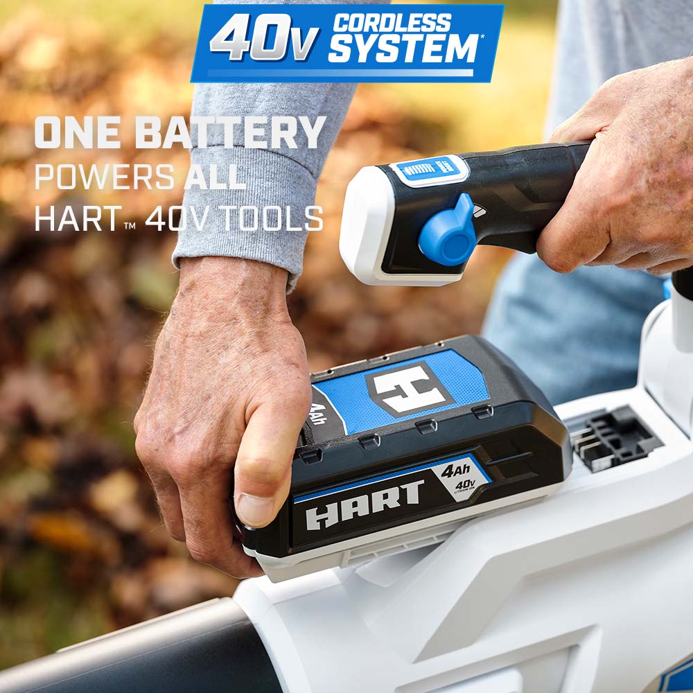 one batter powers all hart 40v tools