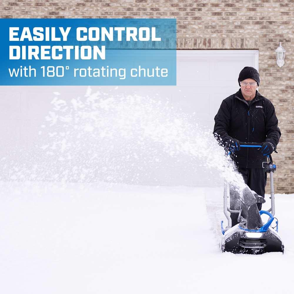 Easily control direction with 180 rotating chute