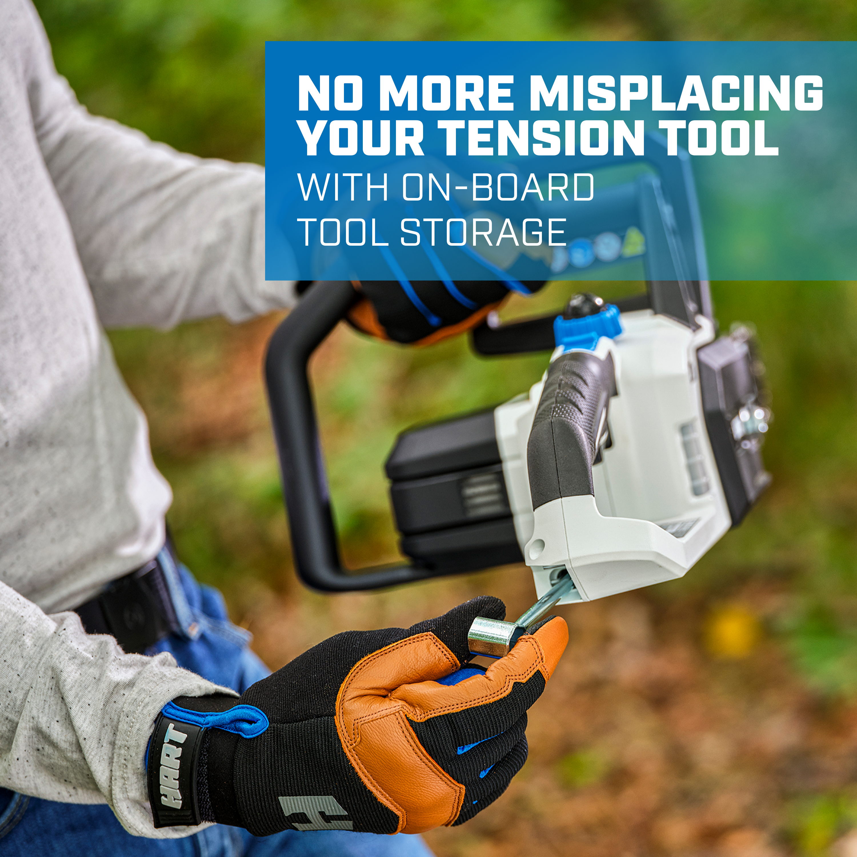 No More Misplacing Your Tension Tool with On-Board Tool Storage