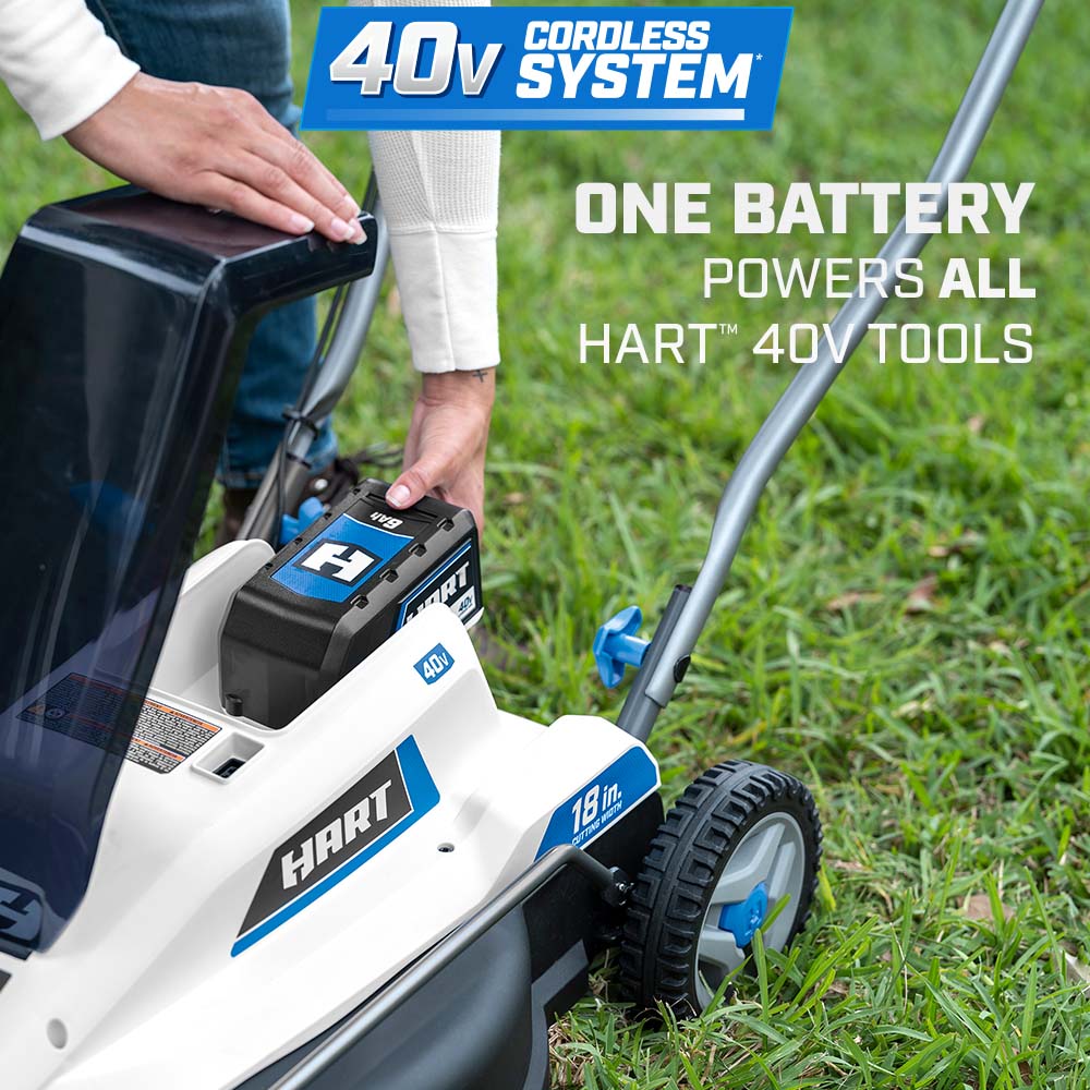 One battery powers all HART 40V tools