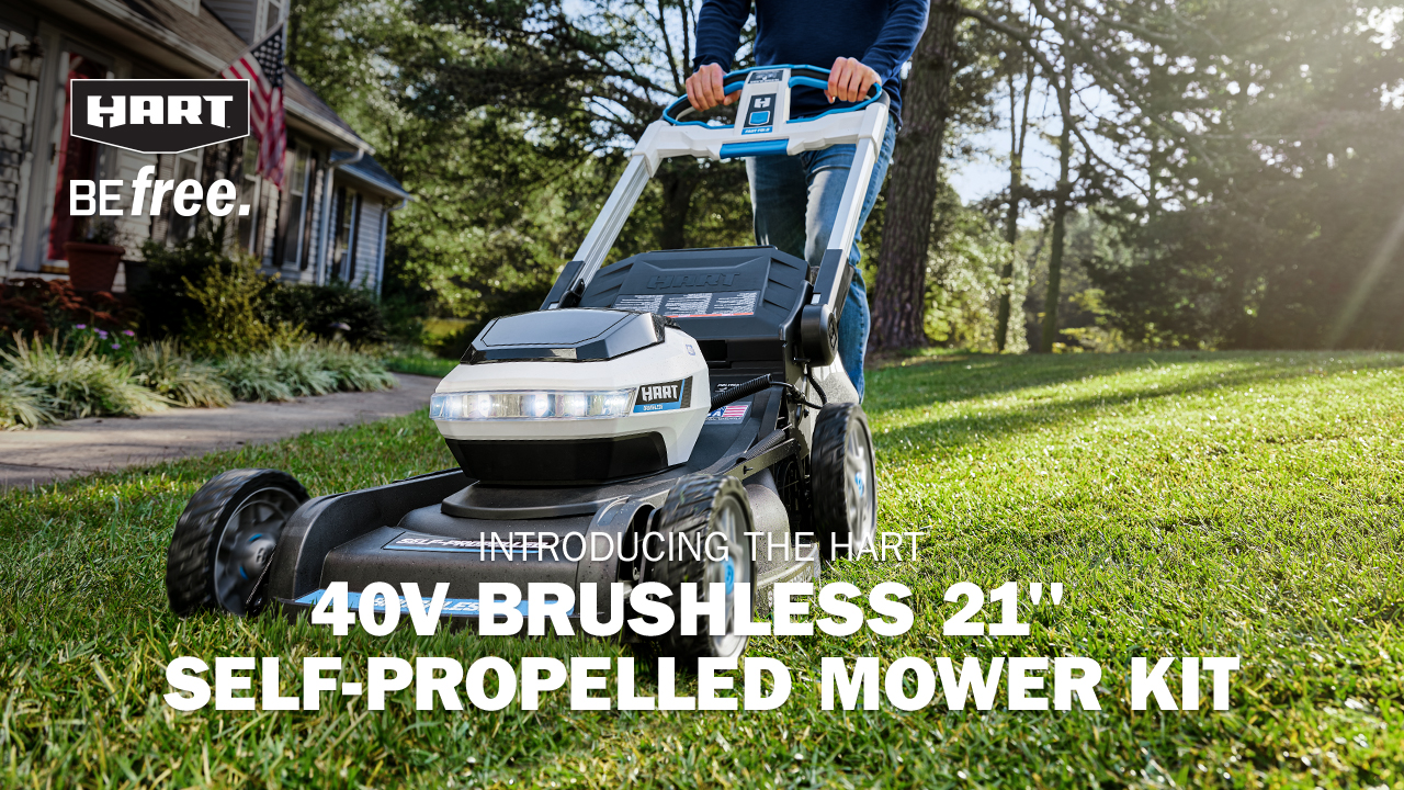40V 21” Brushless Self-Propelled Mower Kitbanner image