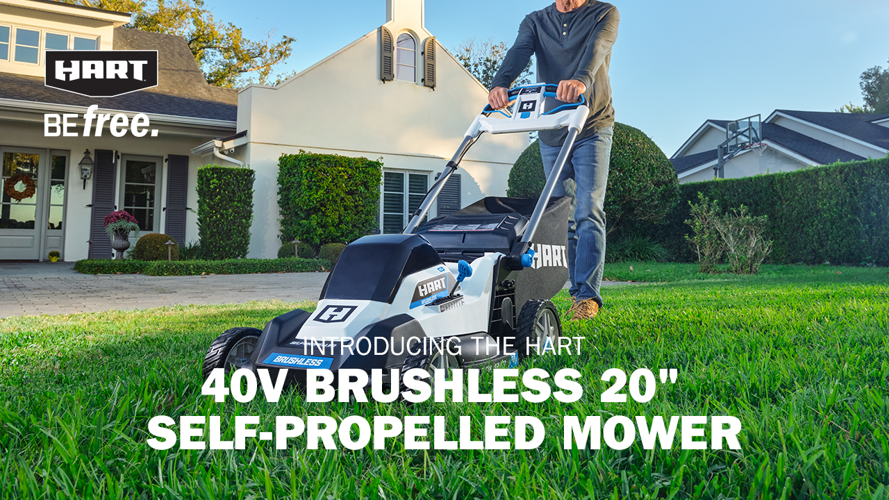 40V Brushless 20" Self-Propelled Mower  Kitbanner image