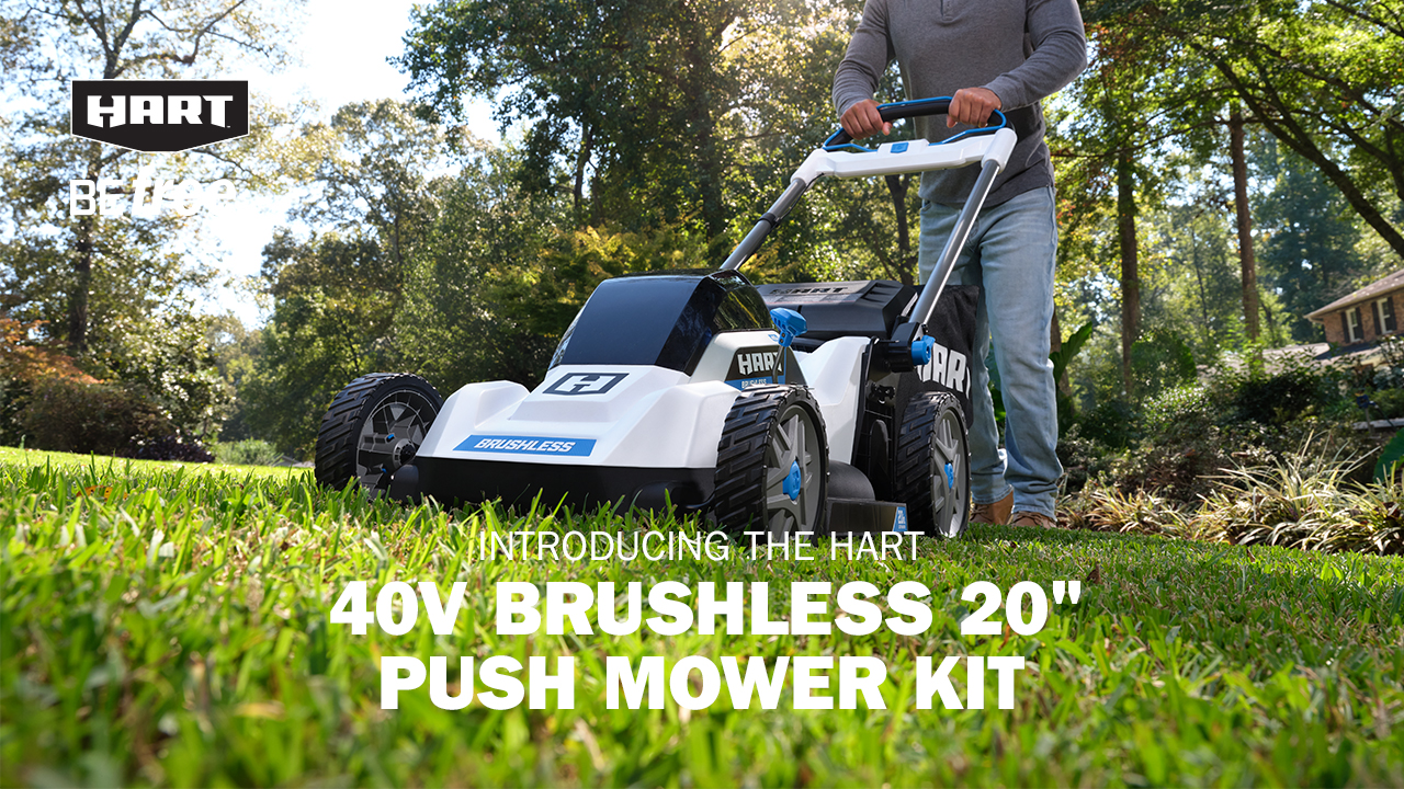 40V Brushless 20" Push Mower Kitbanner image