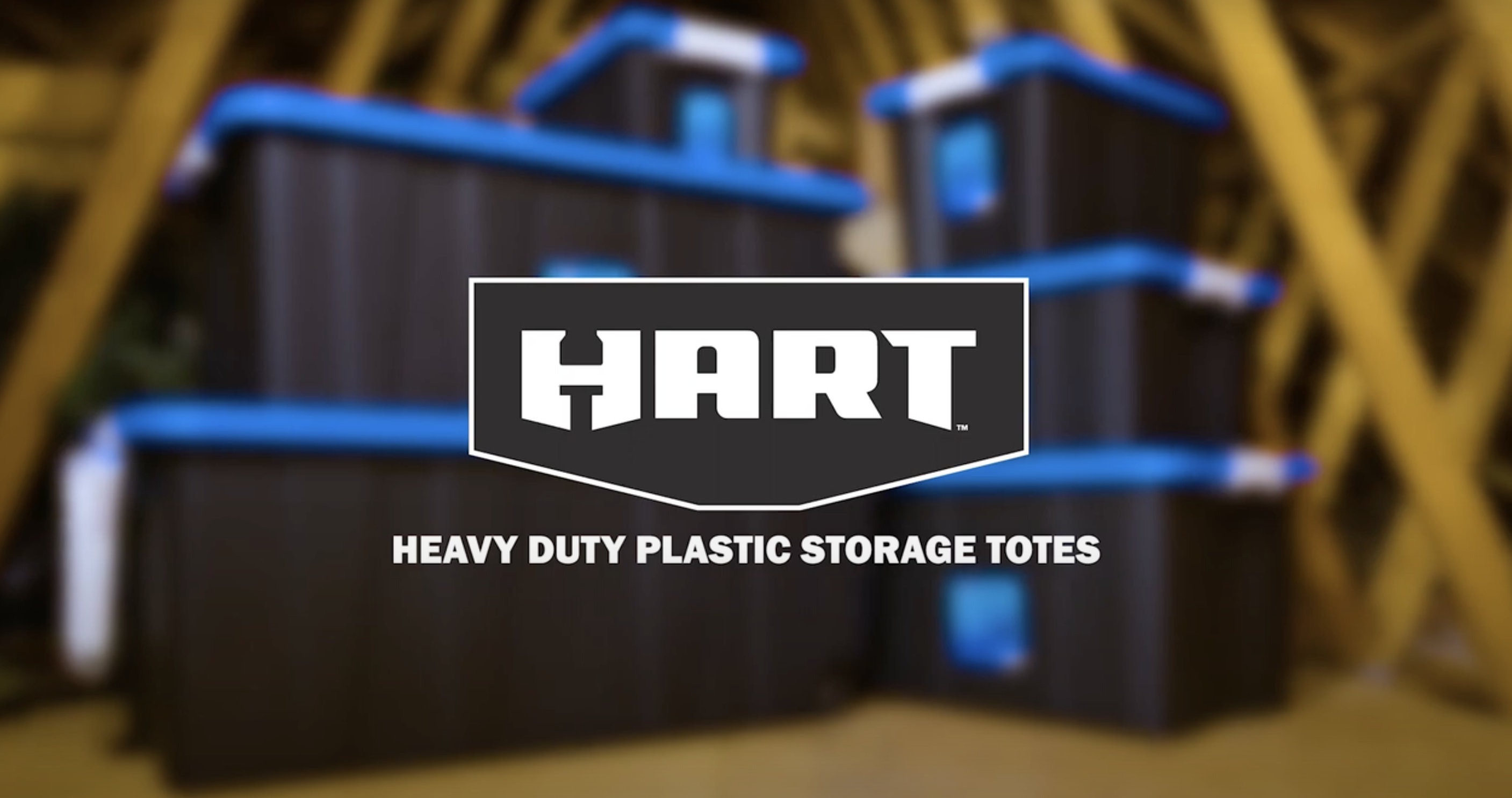 5 Gal Heavy Duty Black Latching Plastic Storage Box- Set of 4