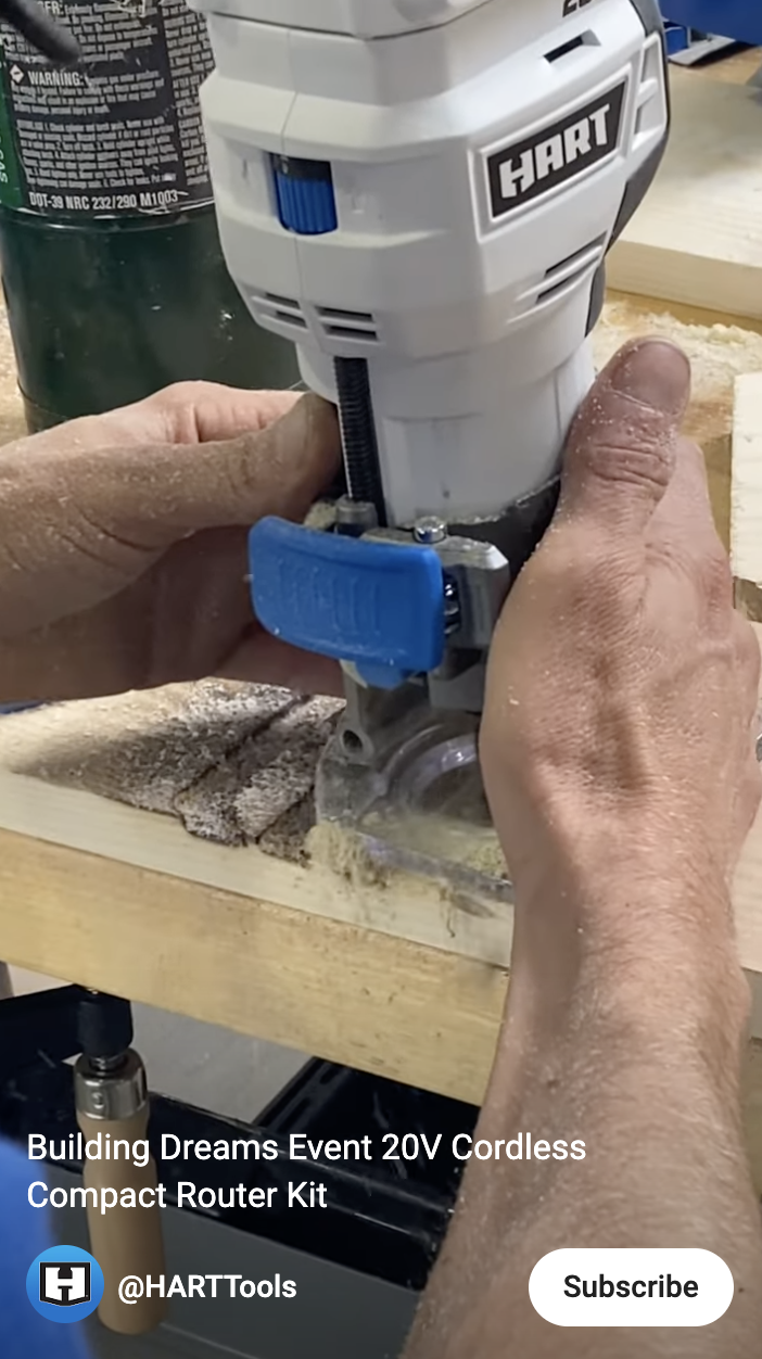 20V Cordless Compact Router Kit