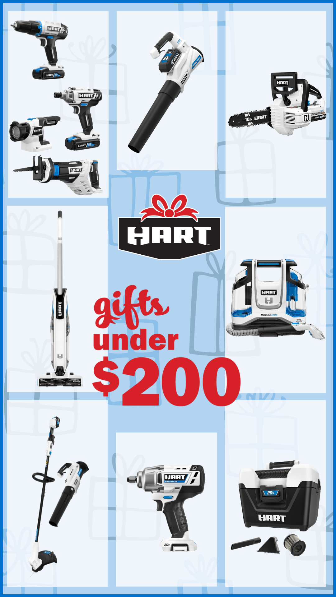 HART Tools Guide to Find the Best Cordless Power Tool Gifts under $200